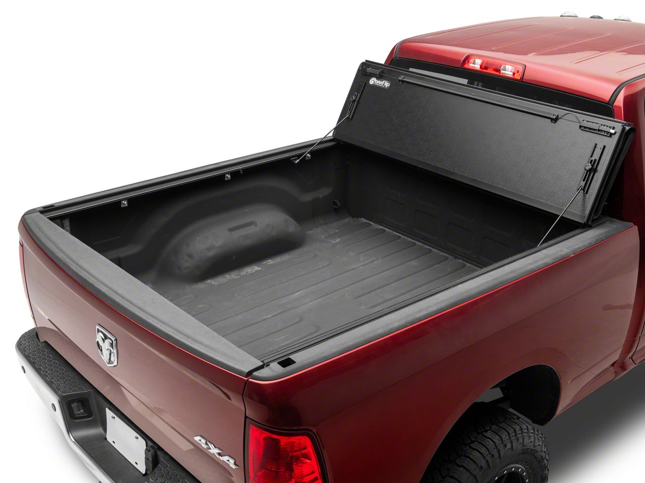 BAK Industries RAM 2500 BAKFlip FiberMax Tri-Fold Tonneau Cover HR4364 ...