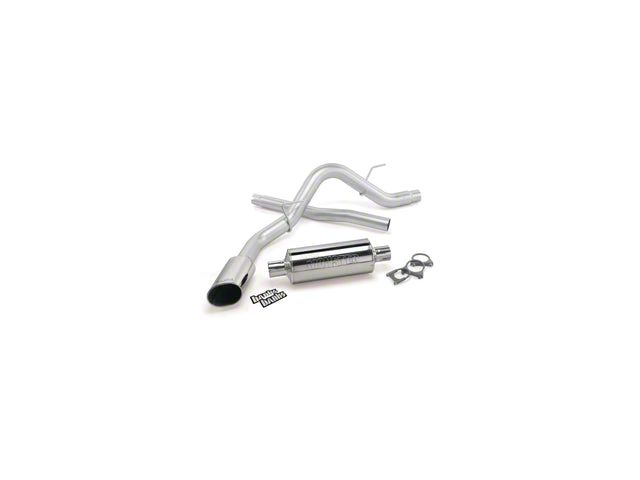 Banks Power Monster Single Exhaust System with Chrome Tip; Side Exit (11-14 6.2L F-150)