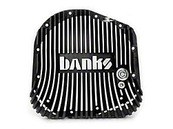 Banks Power Ford 10.25/10.50-Inch Ram-Air Differential Cover; Satin Black Machined (11-24 F-250 Super Duty w/o Rear Sway Bar & High Output Engine)