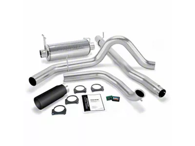 Banks Power Git-Kit Bundle with Urocal, Single Exhaust System and Black Tip (1999 7.3L Powerstroke F-250 Super Duty w/ Catalytic Converter)