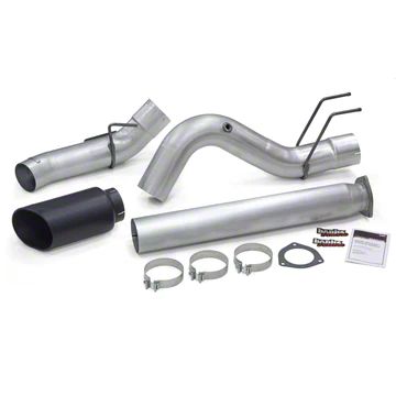 Banks Power F 250 Super Duty Monster Dpf Back Single Exhaust System With Black Sidekick Tip