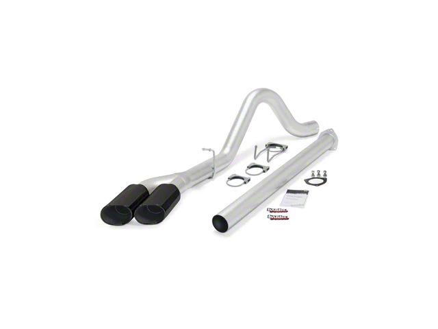 Banks Power Monster DPF-Back Single Exhaust System with Black Tips; Side Exit (15-16 6.7L Powerstroke F-250 Super Duty)