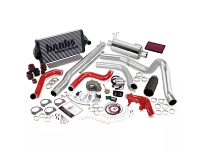 Banks Power PowerPack Bundle with Single Exhaust System and Black Tip (Early 1999 7.3L Powerstroke F-250 Super Duty w/ Automatic Transmission)