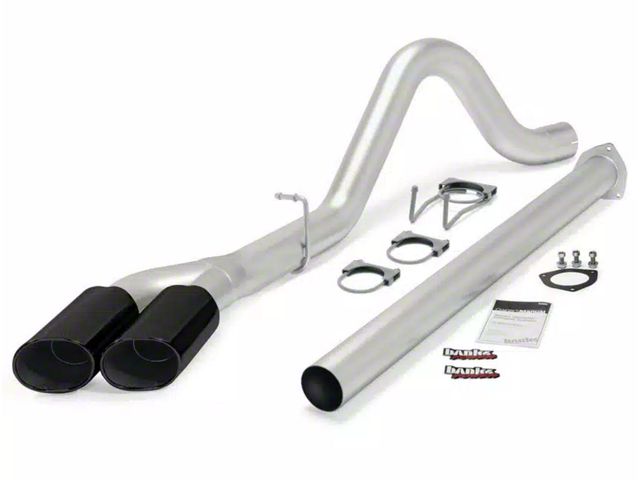 Banks Power Monster DPF-Back Single Exhaust System with Black Tips; Side Exit (11-14 6.7L Powerstroke F-350 Super Duty)