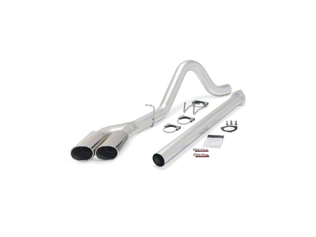 Banks Power Monster DPF-Back Single Exhaust System with Chrome Tips; Side Exit (11-14 6.7L Powerstroke F-350 Super Duty)