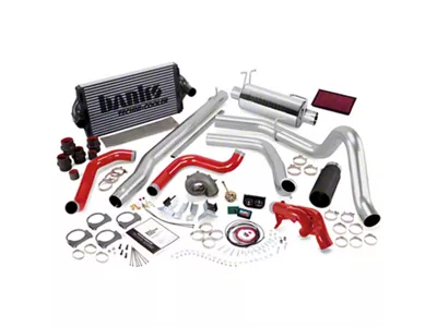 Banks Power PowerPack Bundle with Single Exhaust System and Black Tip (Early 1999 7.3L Powerstroke F-350 Super Duty w/ Manual Transmission)