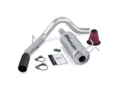 Banks Power Stinger Bundle with OttoMind, Single Exhaust System and Black Tip (99-04 6.8L F-350 Super Duty SuperCab, SuperCrew)