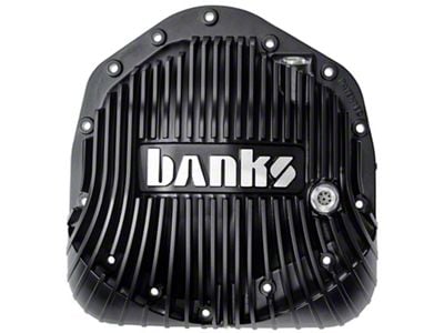 Banks Power AAM 11.50/11.80-Inch Ram-Air Differential Cover; Black-Ops (03-18 RAM 2500 w/o Air Ride; 19-24 6.4L RAM 2500 w/o Air Ride)