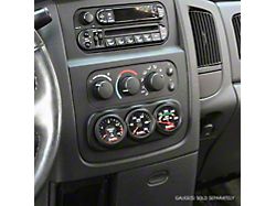 Banks Power Triple Gauge Dash Mount Pod; Black (03-05 RAM 2500)