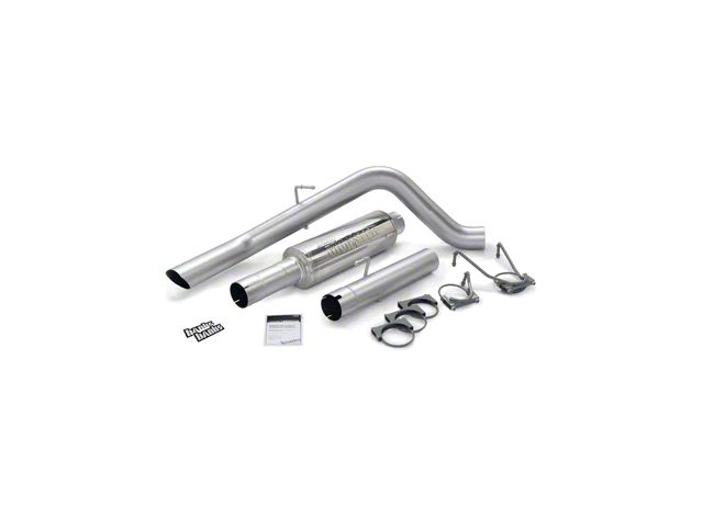 Banks Power 4-Inch Monster Sport DPF-Back Single Exhaust System; Side Exit (03-04 5.9L RAM 3500 w/ 4-Inch Catalytic Converter)