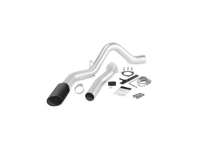 Banks Power Monster DPF-Back Single Exhaust System with Black SideKick Tip; Side Exit (07-10 6.6L Silverado 2500 HD)