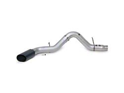 Banks Power Monster DPF-Back Single Exhaust System with Black SideKick Tip; Side Exit (17-19 6.6L Duramax Silverado 3500 HD)