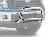 Barricade 3-Inch Bull Bar with Skid Plate; Stainless Steel (11-25 2.7L/3.5L EcoBoost F-150, Excluding Raptor)