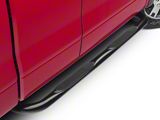 Barricade 3-Inch Round Curved Side Step Bars; Gloss Black (04-08 F-150)