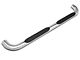 Barricade 4-Inch Oval Bent End Side Step Bars; Body Mount; Stainless Steel (14-18 Silverado 1500)