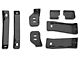 Barricade 4-Inch Oval Bent End Side Step Bars; Body Mount; Stainless Steel (14-18 Silverado 1500)