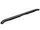 Barricade 4-Inch Oval Bent End Side Step Bars; Rocker Mount; Black (14-18 Silverado 1500)