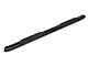 Barricade 5-Inch Oval Bent End Side Step Bars; Rocker Mount; Black (14-18 Sierra 1500)