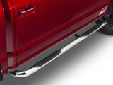 Barricade 3-Inch 90 Degree Bent End Side Step Bars; Stainless Steel (15-25 F-150)