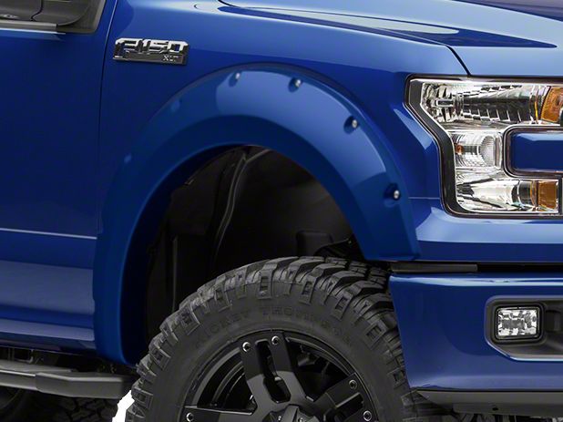 RedRock F-150 Color Matched Bolt-On Look Fender Flares; Magnetic ...