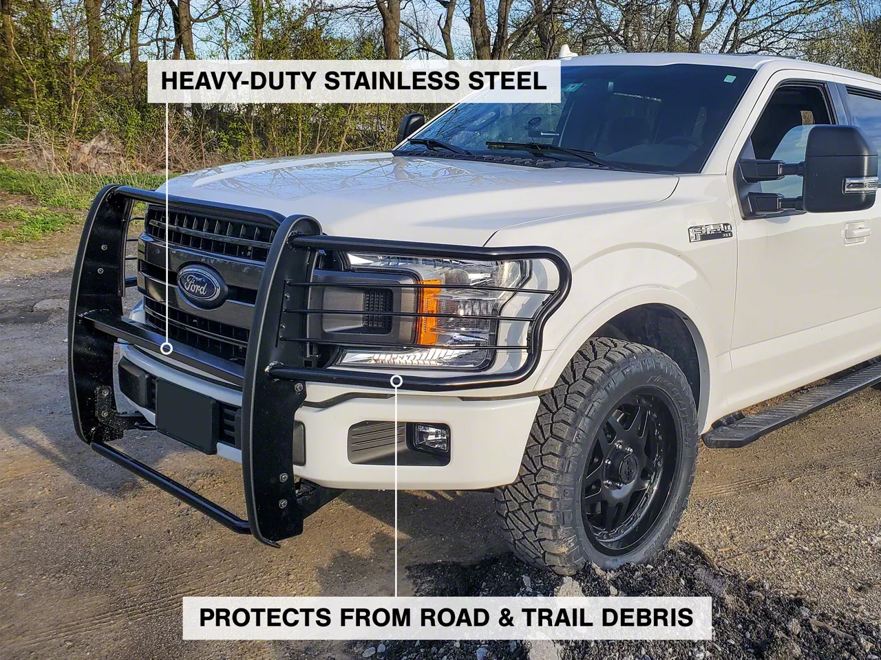 Barricade F150 Brush Guard; Black T537417 (1520 F150, Excluding