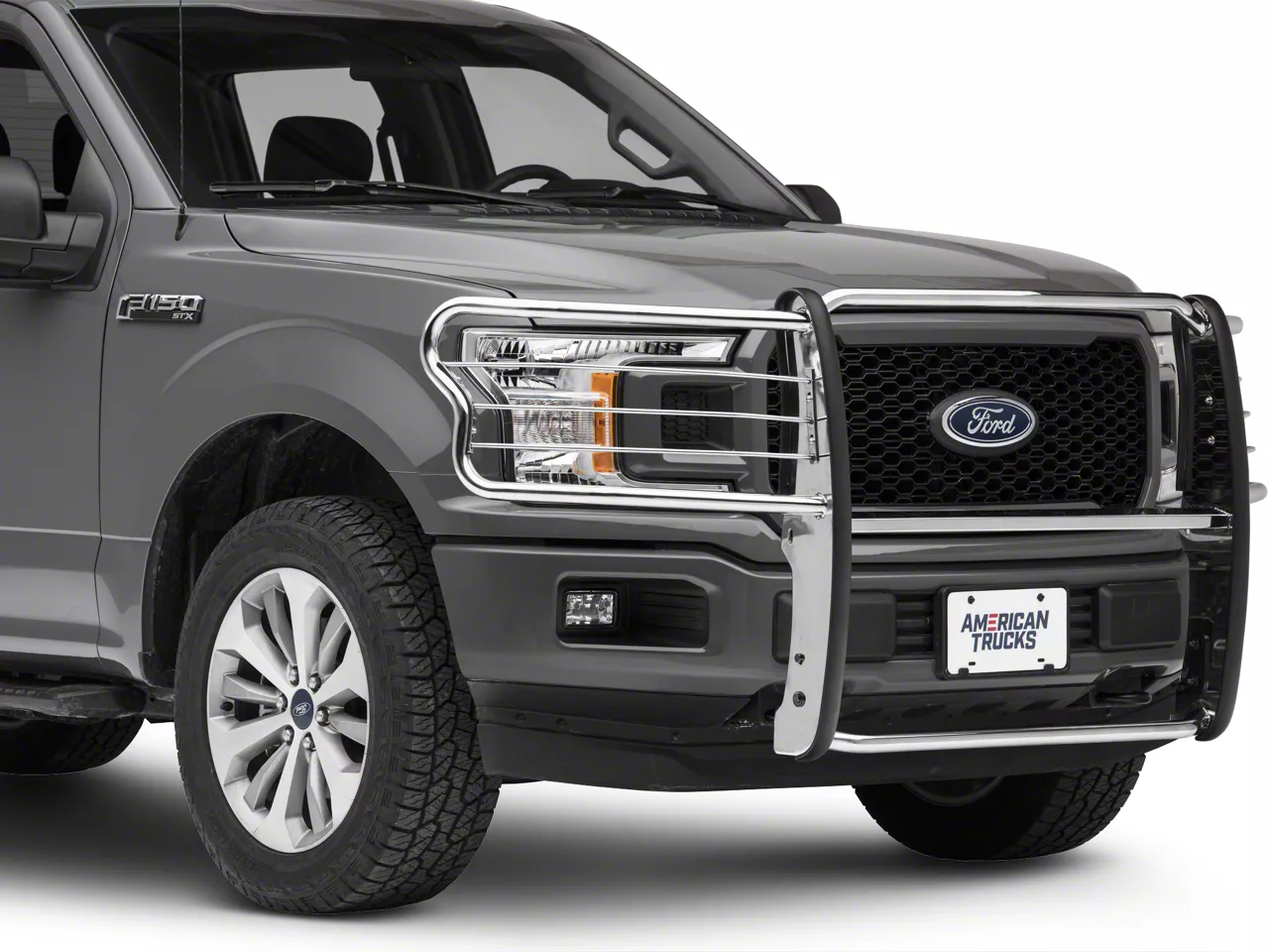 Barricade F150 Brush Guard; Stainless Steel T537418 (1520 F150