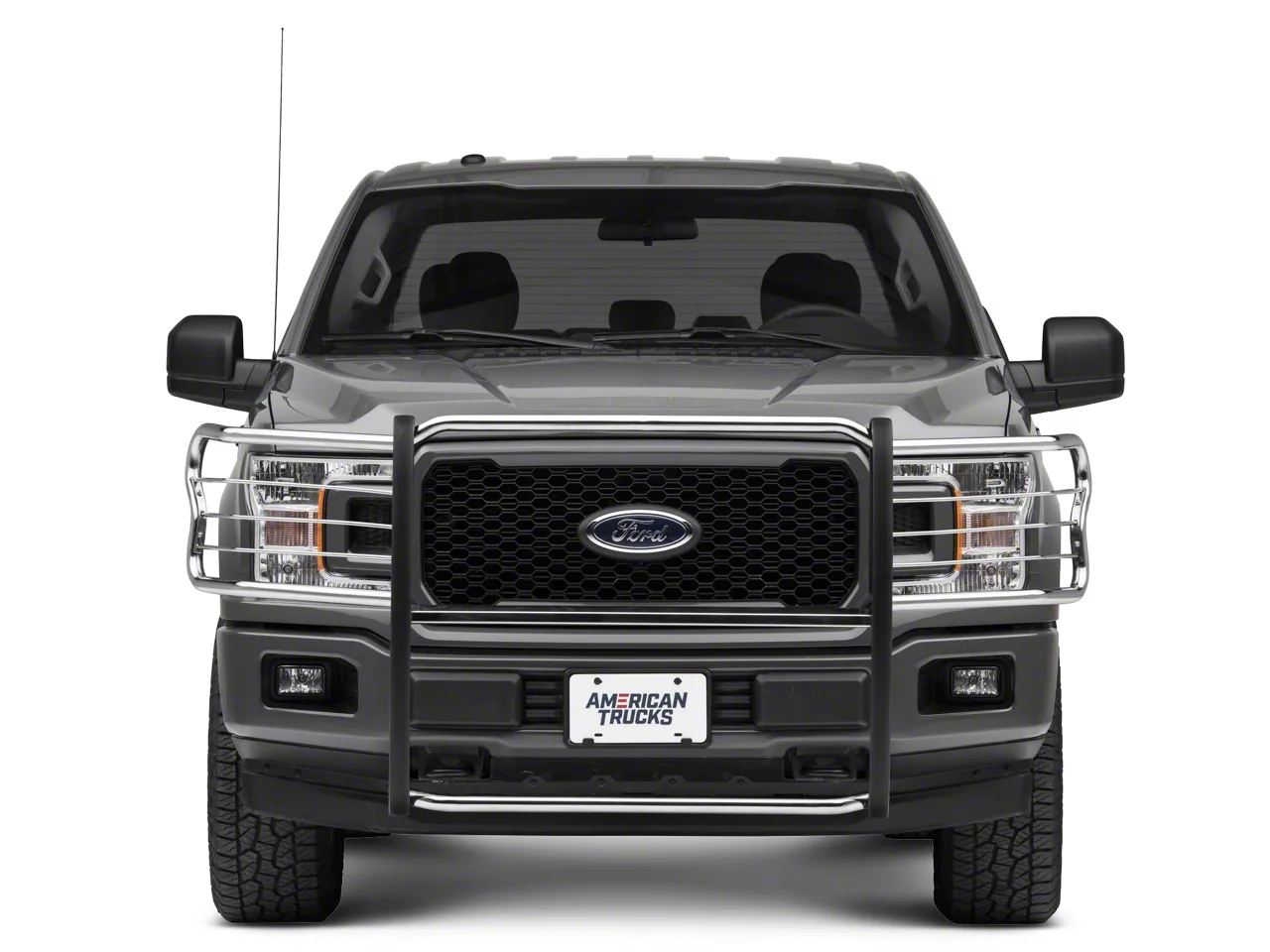 Barricade F150 Brush Guard; Stainless Steel T537418 (1520 F150