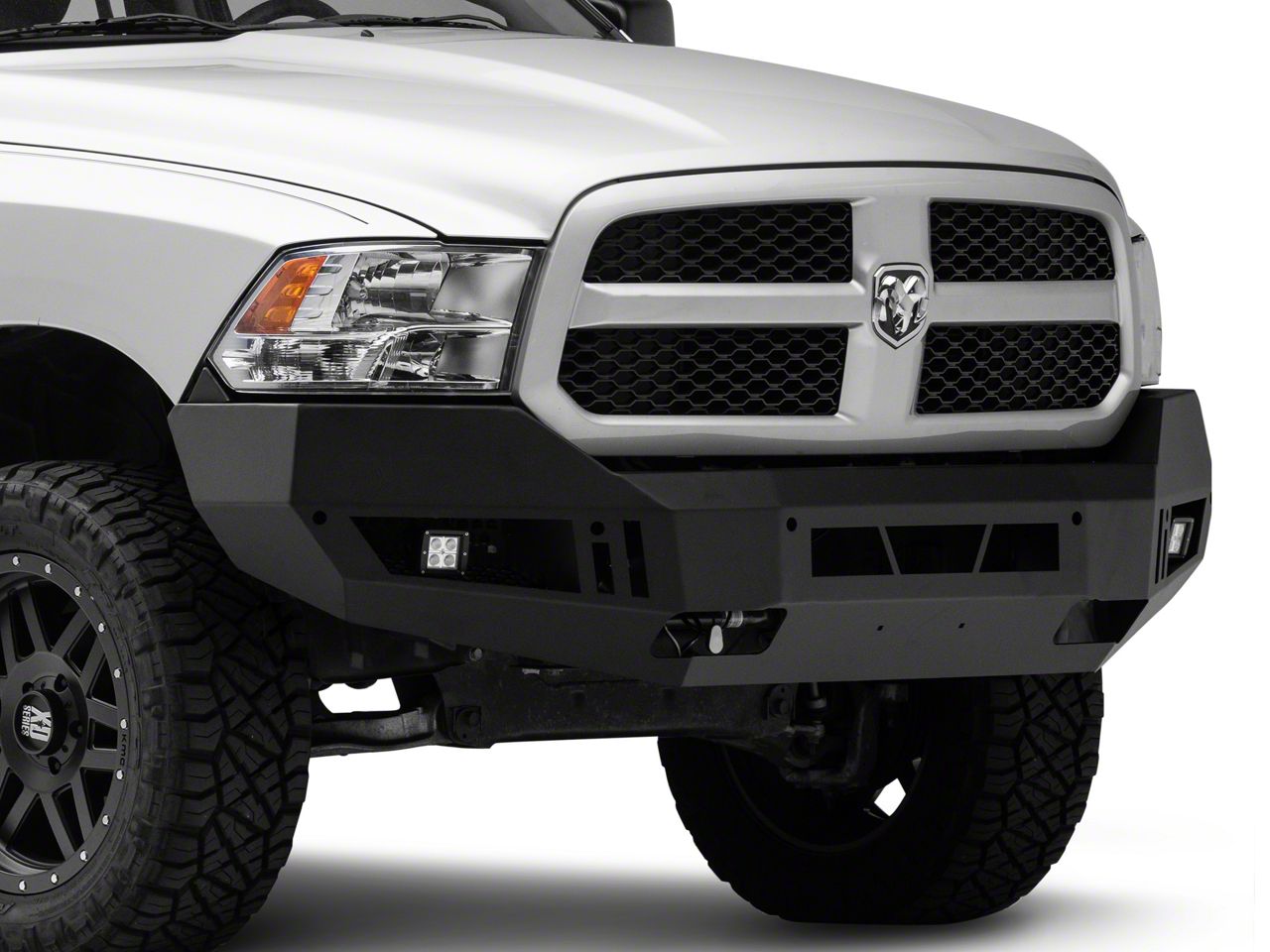 Barricade RAM 1500 Extreme HD Front Bumper with LED Fog Lights R102619 ...