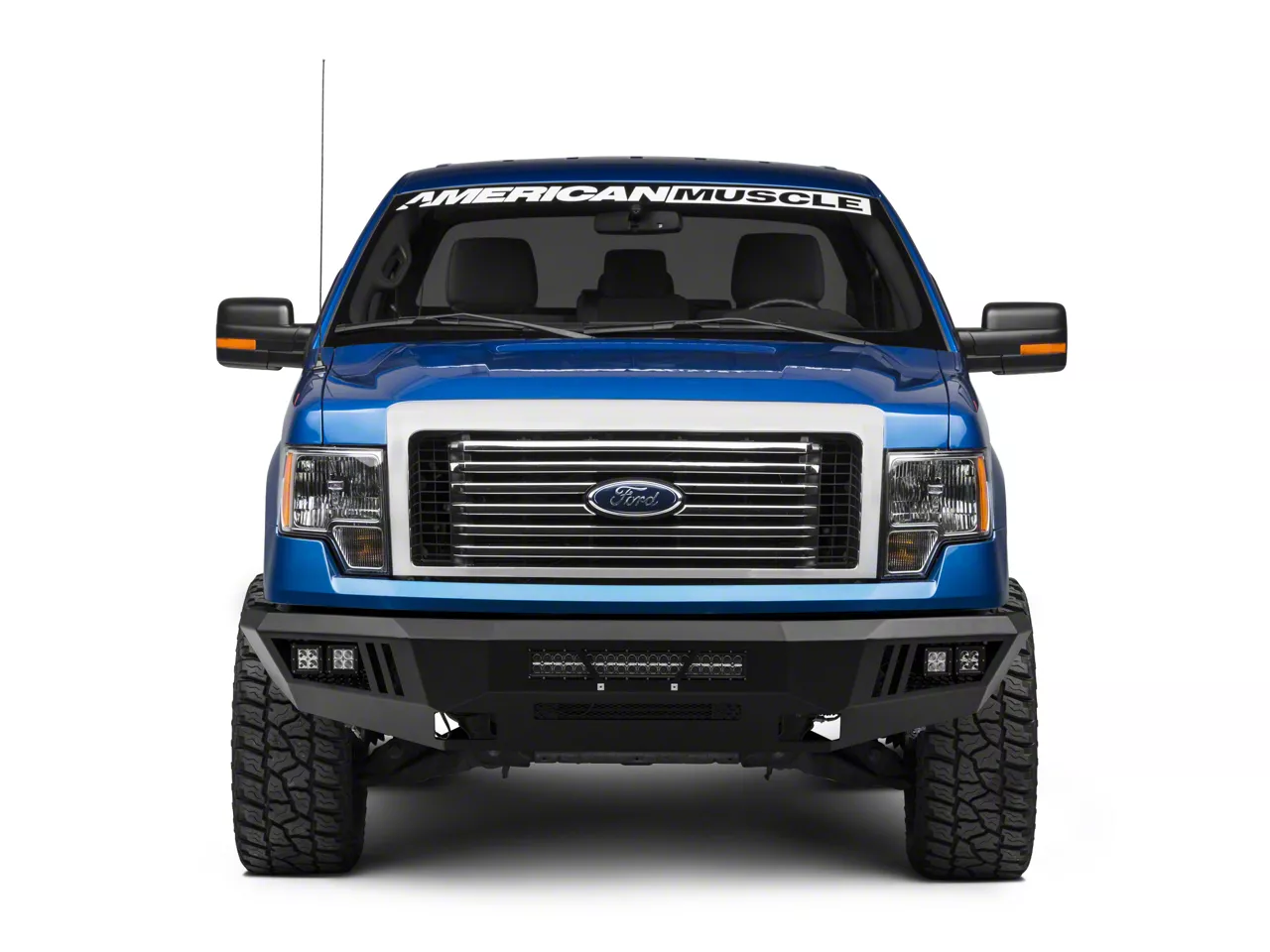 Barricade F-150 Extreme HD Front Bumper with LED Light Bar, Fog and ...