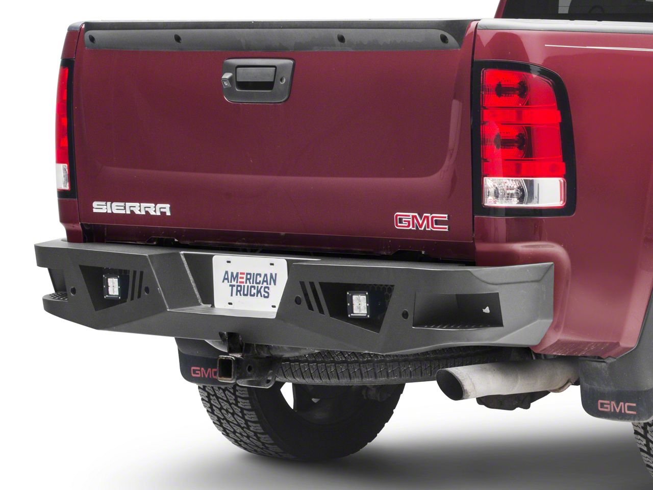 Barricade Sierra 1500 Extreme HD Rear Bumper with LED Flood Lights ...