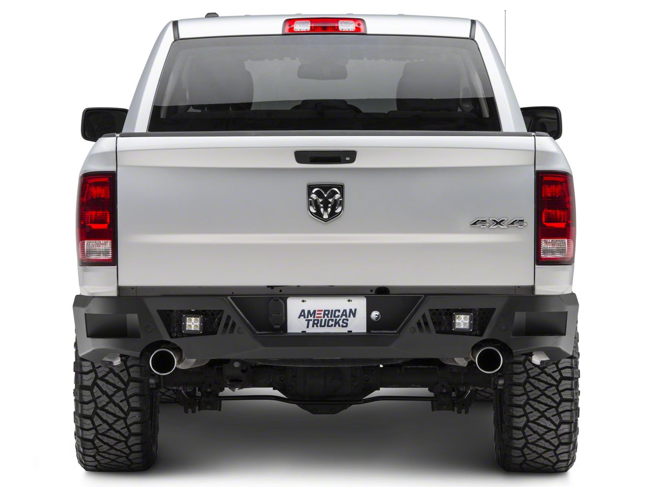 Barricade RAM 1500 Extreme HD Rear Bumper with LED Spot Lights ...