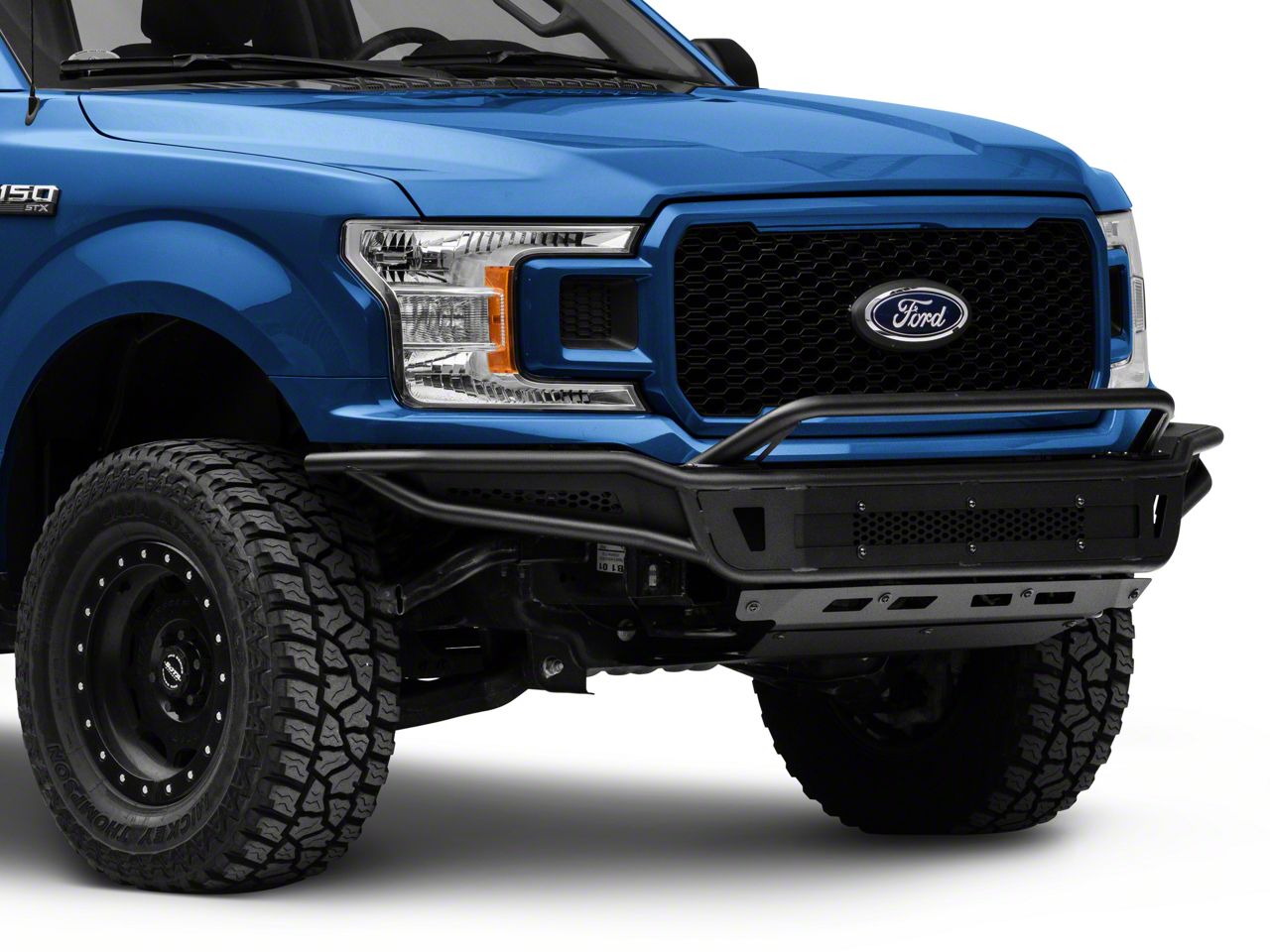 Barricade F-150 Pre-Runner Front Bumper with Skid Plate T542647 (18-20 F-150,  Excluding Raptor) - Free Shipping