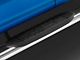Barricade E-Series 5-Inch Straight End Side Step Bars; Stainless Steel (15-24 F-150 SuperCab)