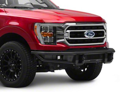 Barricade HD4 Tubular Front Bumper with LED Fog Lights (21-23 F-150, Excluding Raptor)