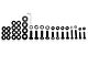 Barricade Replacement Brush Guard Hardware Kit for T537419 Only (15-20 F-150, Excluding Raptor)