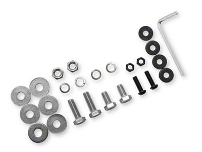 Barricade Replacement Front Bumper Hardware Kit for T527988 Only (15-17 F-150, Excluding Raptor)