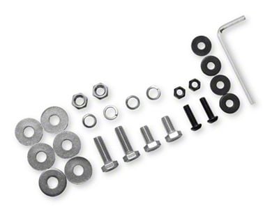 Barricade Replacement Front Bumper Hardware Kit for T537527 Only (15-17 F-150, Excluding Raptor)