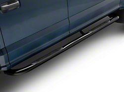 Barricade E-Series 3-Inch Side Step Bars with 90 Degree Bent Ends; Black (17-25 F-250 Super Duty SuperCrew)