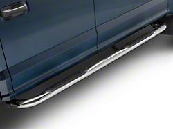 Barricade E-Series 3-Inch Side Step Bars with 90 Degree Bent Ends; Stainless Steel (17-24 F-250 Super Duty SuperCrew)