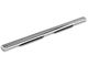 Barricade E-Series 5-Inch Straight End Side Step Bars; Stainless Steel (17-24 F-250 Super Duty SuperCab)