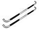 Barricade 3-Inch 90 Degree Bent End Side Step Bars; Stainless Steel (17-24 F-350 Super Duty SuperCab)