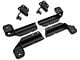 Barricade 4-Inch Oval 90 Degree Bent End Side Step Bars; Stainless Steel (17-24 F-350 Super Duty SuperCrew)