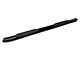 Barricade 5-Inch Oval 60 Degree Bent End Side Step Bars; Black (17-24 F-350 Super Duty Regular Cab)