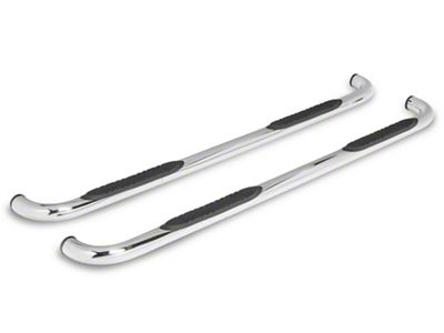 Barricade E-Series 3-Inch Side Step Bars with 90 Degree Bent Ends; Stainless Steel (17-24 F-350 Super Duty SuperCrew)