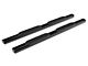 Barricade E-Series 5-Inch Straight End Side Step Bars; Black (17-24 F-350 Super Duty SuperCab)