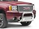 Barricade HD Bull Bar w/ Skid Plate & 20 Inch LED Dual-Row LED Light Bar; Polished SS (07-18 Sierra 1500)