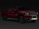 Barricade HD Bull Bar w/ Skid Plate & 20 Inch LED Dual-Row LED Light Bar; Polished SS (07-18 Sierra 1500)