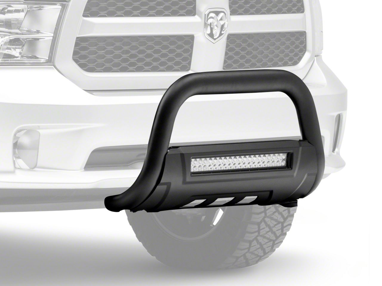 Barricade RAM 1500 HD Bull Bar with Skid Plate and 20-Inch LED