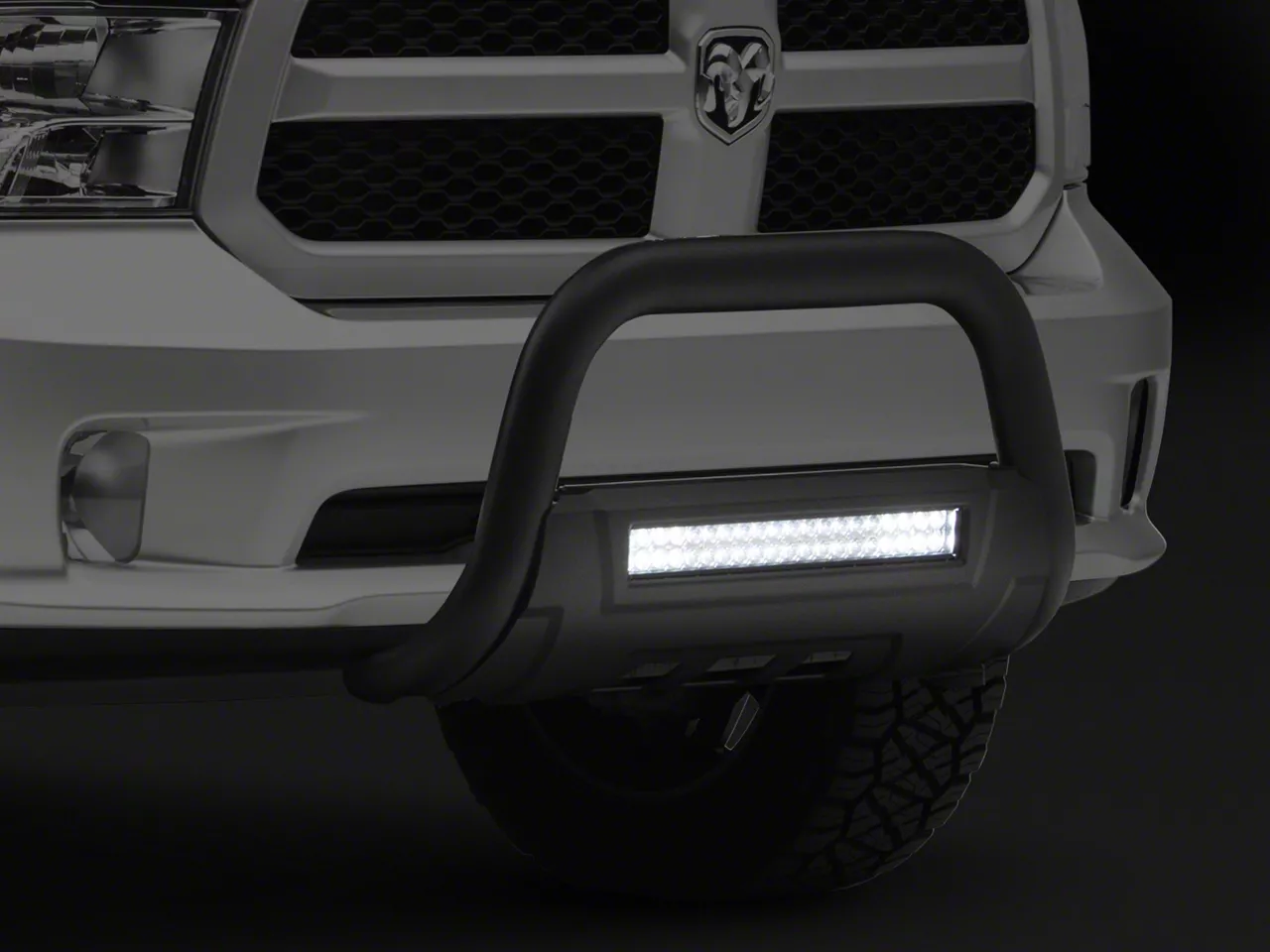 Barricade RAM 1500 HD Bull Bar with Skid Plate and 20-Inch LED