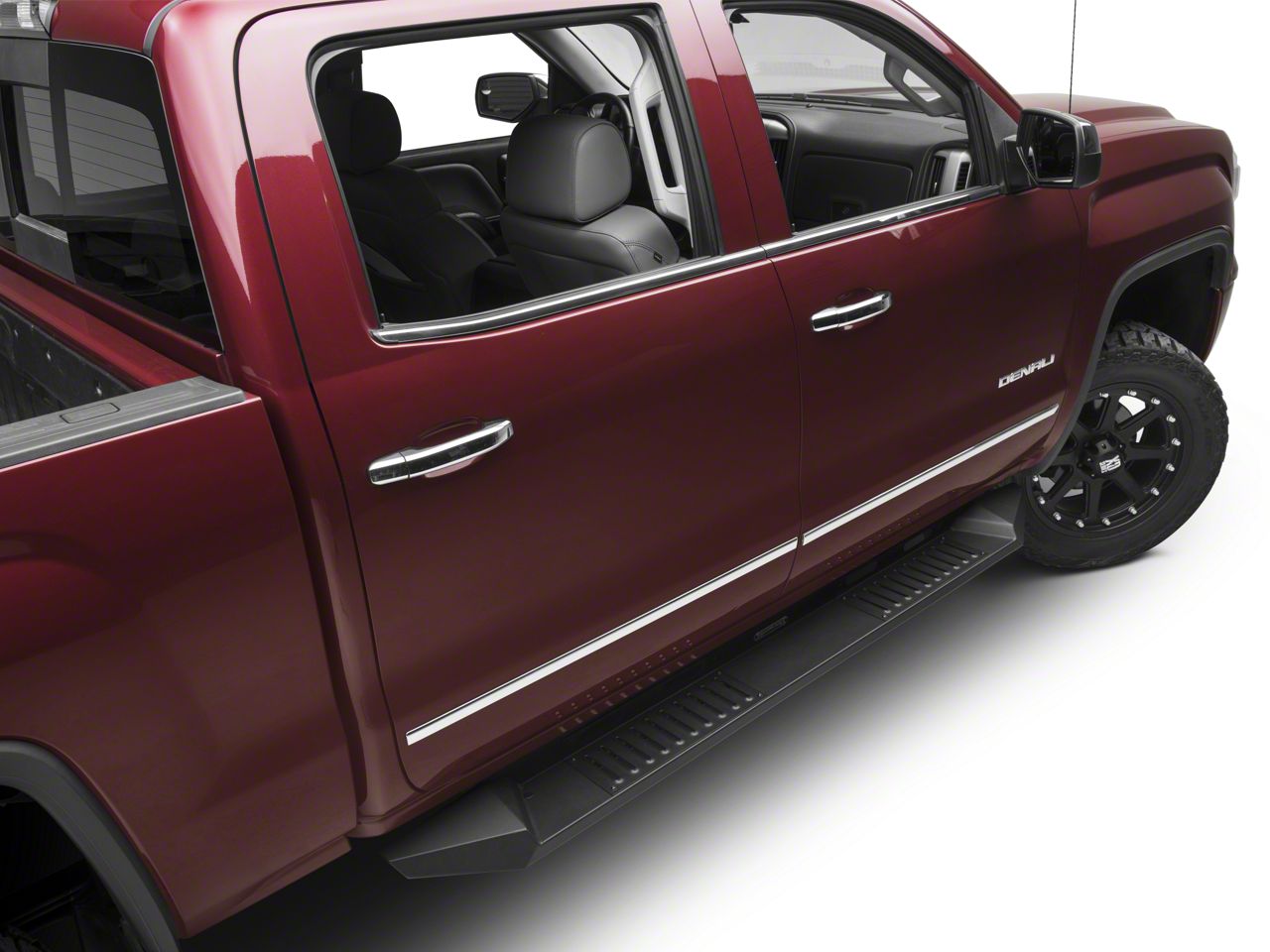 Barricade Sierra 1500 HD Steel Running Boards; Black S501238 (14-18 ...